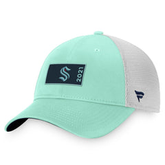 Seattle Kraken Fanatics Authentic Pro Rink Trucker Snapback Hat - Light Blue/White | Fanatics discount