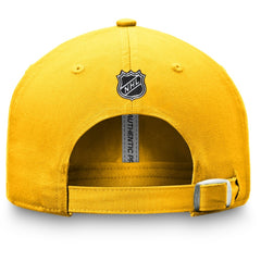 Nashville Predators Fanatics Authentic Pro Rink Adjustable Hat - Gold | Fanatics near me