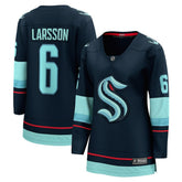 Adam Larsson Seattle Kraken Fanatics Women's Home Breakaway Player Jersey - Deep Sea Blue | Fanatics Lifestyle