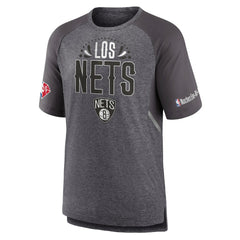 Fanatics Brooklyn Nets 2022 Noches Ene-Be-A Core Shooting Raglan T-Shirt Heathered Gray