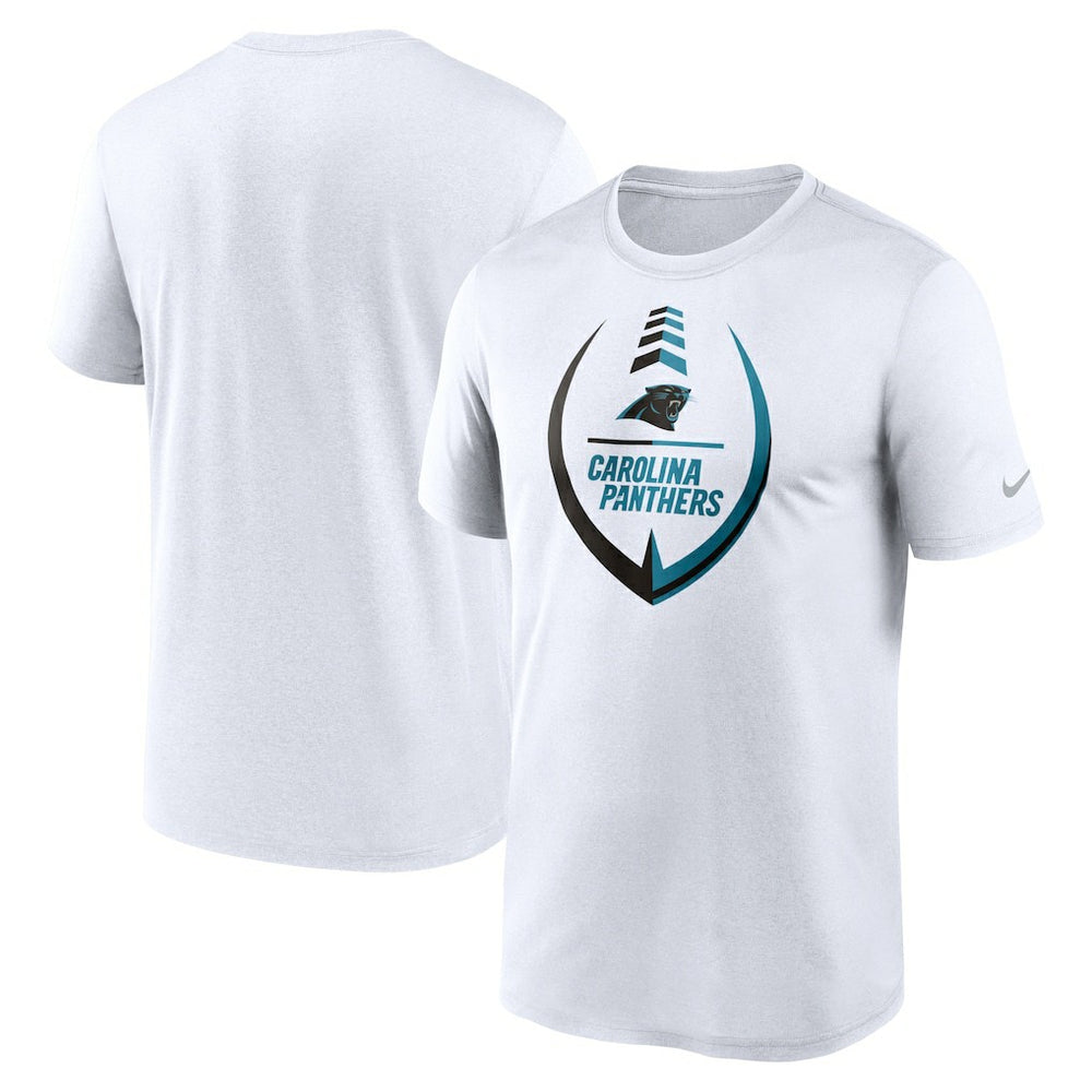 Carolina Panthers Icon Legend Performance T-Shirt - White - Nike