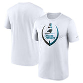 Carolina Panthers Icon Legend Performance T-Shirt - White - Nike