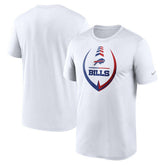 Buffalo Bills Icon Legend Performance T-Shirt - White - Nike