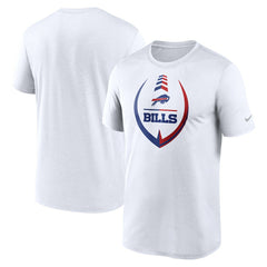 Buffalo Bills Icon Legend Performance T-Shirt - White - Nike
