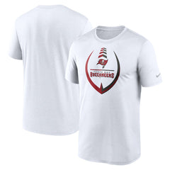 Tampa Bay Buccaneers Icon Legend Performance T-Shirt - White - Nike