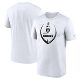 Las Vegas Raiders Icon Legend Performance T-Shirt - White - Nike