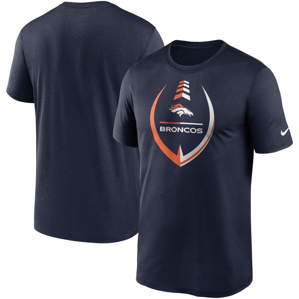 Denver Broncos Icon Legend Performance T-Shirt - Navy - Nike