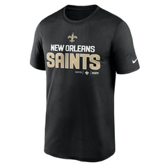 New Orleans Saints Legend Community Performance T-Shirt - Black - Nike