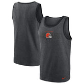 Cleveland Browns Tri-Blend Tank Top - Heathered Charcoal - Nike