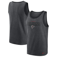 Atlanta Falcons Tri-Blend Tank Top - Heathered Charcoal - Nike