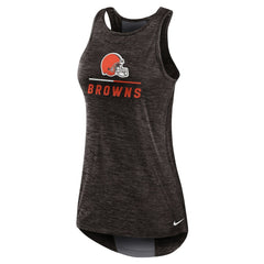 Cleveland Browns Women's High Neck Performance Tank Top - Brown - Nike