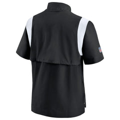 Las Vegas Raiders Sideline Coaches Chevron Lockup Pullover Top - Black - Nike
