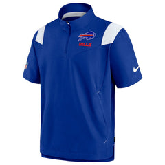 Buffalo Bills Sideline Coaches Chevron Lockup Pullover Top - Royal - Nike
