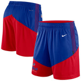 Buffalo Bills Sideline Primary Lockup Performance Shorts - Royal/Red - Nike