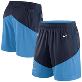 Tennessee Titans Sideline Primary Lockup Performance Shorts - Navy/Light Blue - Nike