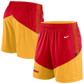 Kansas City Chiefs Sideline Primary Lockup Performance Shorts - Red/Gold - Nike