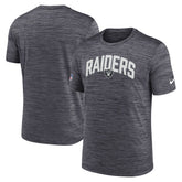 Las Vegas Raiders Sideline Velocity Athletic Stack Performance T-Shirt - Black - Nike