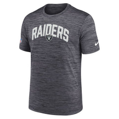Las Vegas Raiders Sideline Velocity Athletic Stack Performance T-Shirt - Black - Nike