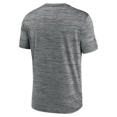 New Orleans Saints Sideline Velocity Athletic Stack Performance T-Shirt - Gray - Nike