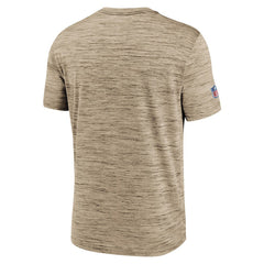 Cleveland Browns Sideline Velocity Athletic Stack Performance T-Shirt - Brown - Nike