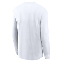 Indianapolis Colts Sideline Infograph Lock Up Performance Long Sleeve T-Shirt - White - Nike