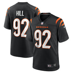 B.J. Hill Cincinnati Bengals Game Jersey - Black - Nike