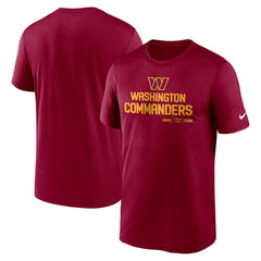 Washington Commanders Legend Community Performance T-Shirt - Burgundy - Nike