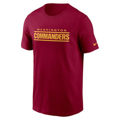 Washington Commanders Wordmark T-Shirt - Burgundy - Nike