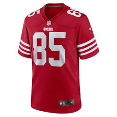 George Kittle San Francisco 49ers Team Game Jersey - Scarlet - Nike