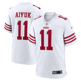 Brandon Aiyuk San Francisco 49ers Game Jersey - White - Nike