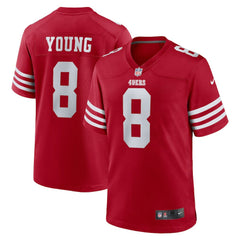 Steve Young San Francisco 49ers Retired Game Player Jersey - Scarlet - Nike