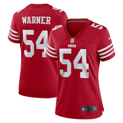 Fred Warner San Francisco 49ers Women's Game Player Jersey - Scarlet - Nike