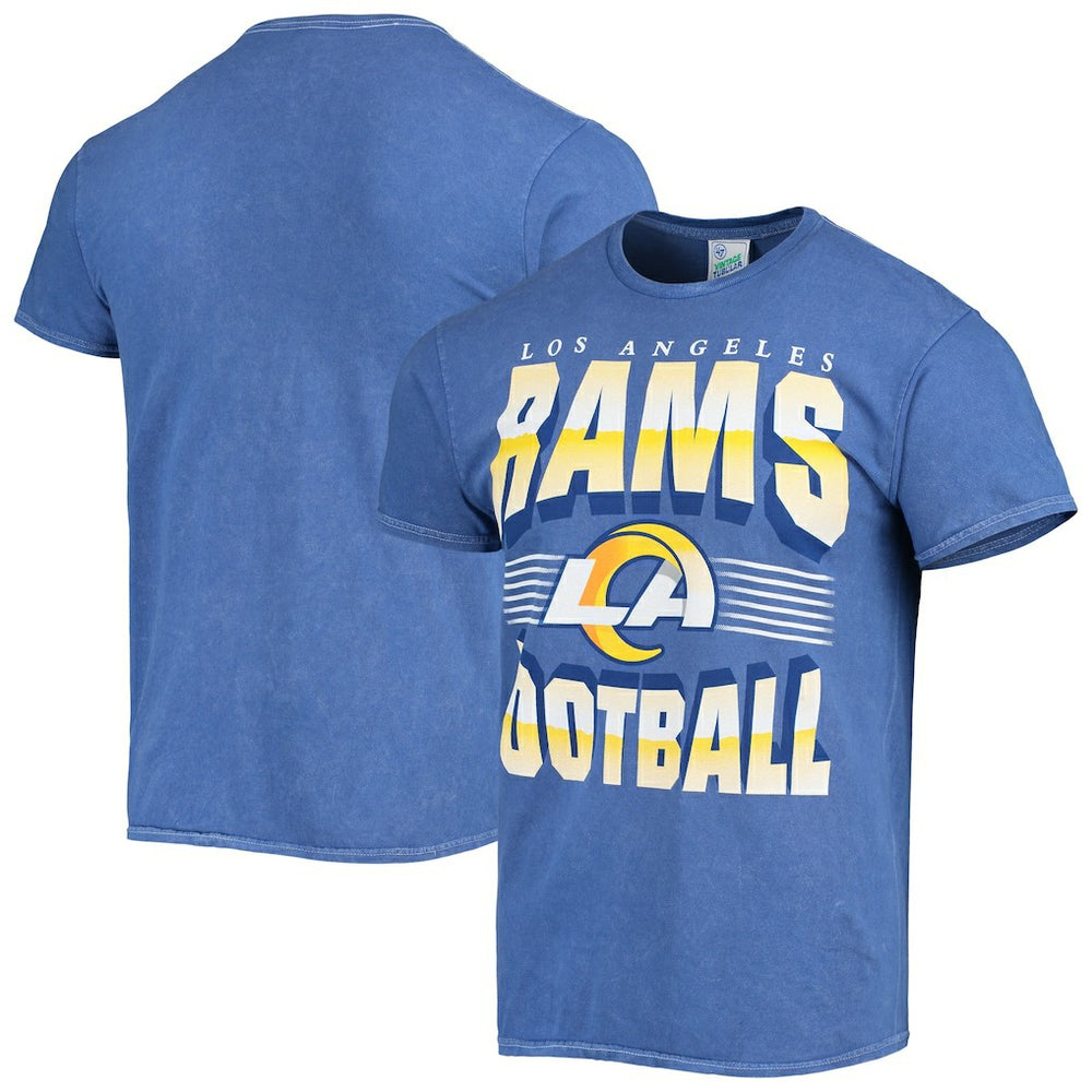 Los Angeles Rams '47 Rocker Vintage Tubular T-Shirt - Royal - 47 brand