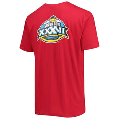 Tampa Bay Buccaneers New Era Patch Up Collection Super Bowl XXXVII T-Shirt - Red - NFL