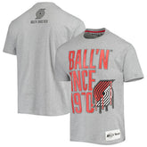 Portland Trail Blazers BALL'N Since 1970 T-Shirt Heathered Gray