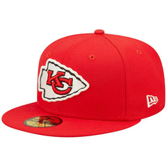 Kansas City Chiefs New Era Super Bowl IV Pop Sweat 59FIFTY Fitted Hat - Red - NFL