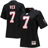 Michael Vick Atlanta Falcons Women's Legacy Replica Player Jersey - Black - Mitchell & Ness