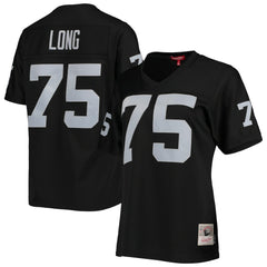 Howie Long Las Vegas Raiders Women's Legacy Replica Player Jersey - Black - Mitchell & Ness