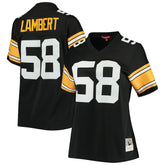 Jack Lambert Pittsburgh Steelers Women's Legacy Replica Player Jersey - Black - Mitchell & Ness
