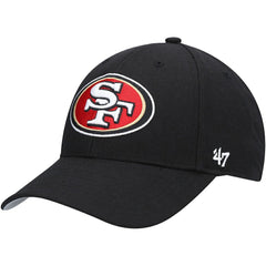 San Francisco 49ers '47 Logo MVP Adjustable Hat - Black - 47 brand