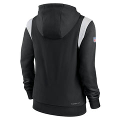New Orleans Saints Women's Sideline Stack Performance Pullover Hoodie - Black - Nike