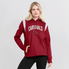 Arizona Cardinals Women's Sideline Stack Performance Pullover Hoodie - Cardinal - Nike