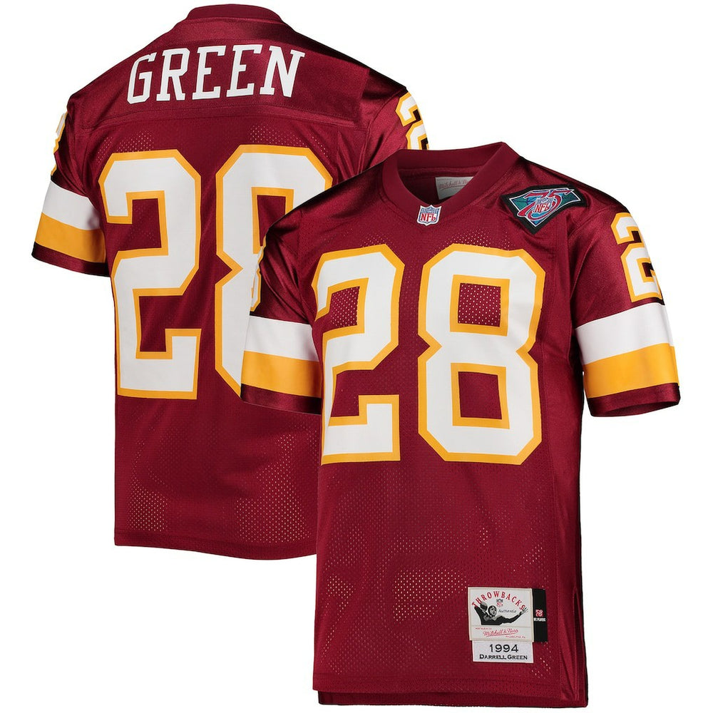 Darrell Green Washington Football Team 1994 Authentic Throwback Retired Player Jersey - Burgundy - Mitchell & Ness