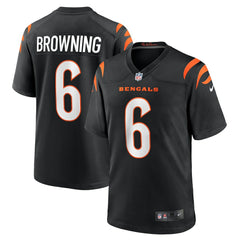 Jake Browning Cincinnati Bengals Game Jersey - Black - Nike