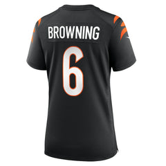 Jake Browning Cincinnati Bengals Women's Game Jersey - Black - Nike