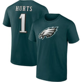 Jalen Hurts Philadelphia Eagles Player Icon T-Shirt - Midnight Green - Fanatics