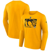 Pittsburgh Penguins Fanatics Authentic Pro Core Collection Secondary Long Sleeve T-Shirt - Gold | Fanatics online