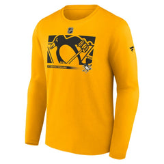 Pittsburgh Penguins Fanatics Authentic Pro Core Collection Secondary Long Sleeve T-Shirt - Gold | Fanatics online