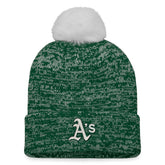 Athletics Fanatics Women's Iconic Cuffed Knit Hat with Pom for sale