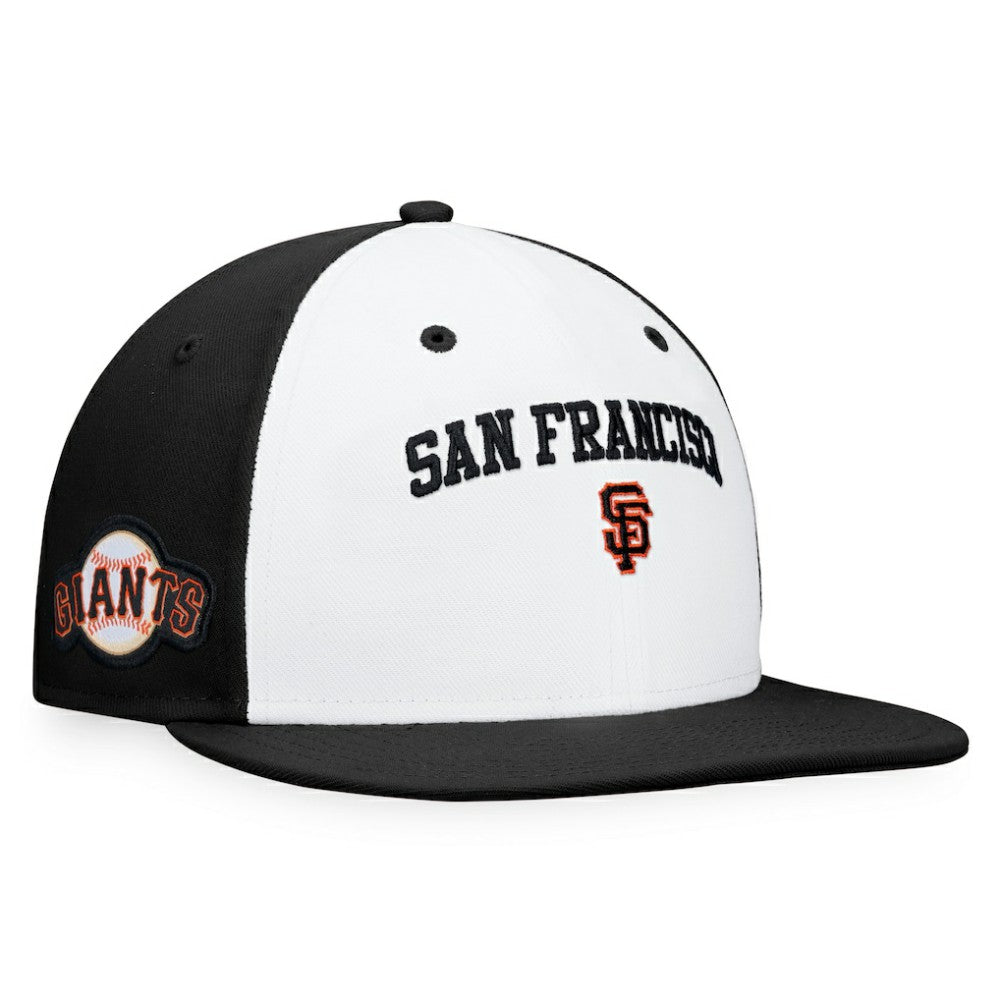 San Francisco Giants Fanatics Iconic Color Blocked Fitted Hat Outlet
